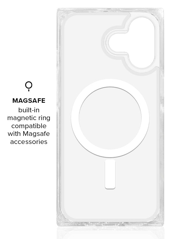 SQUARE? Orange Mother of Pearl iPhone Case