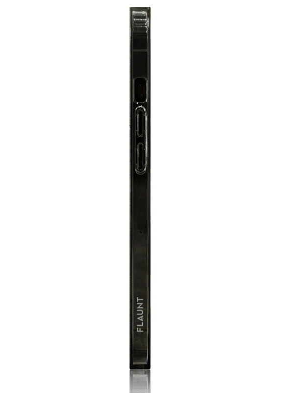 SQUARE? Black Crocodile Faux Leather iPhone Case