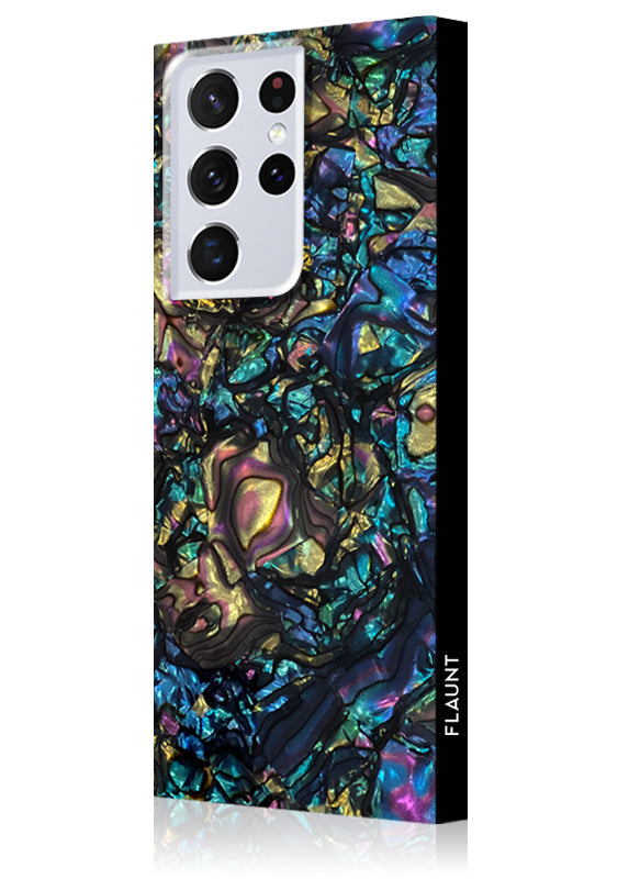 SQUARE? Abalone Shell Galaxy Case
