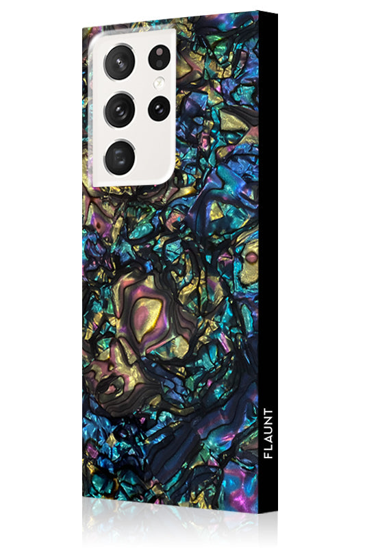 SQUARE? Abalone Shell Galaxy Case