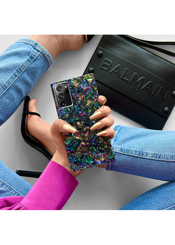 SQUARE? Abalone Shell Galaxy Case