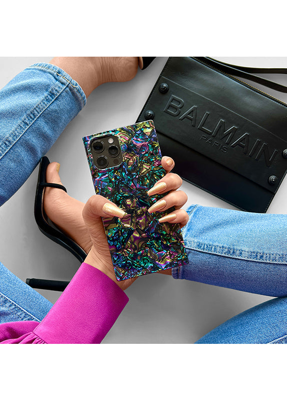 SQUARE? Abalone Shell Pixel Case
