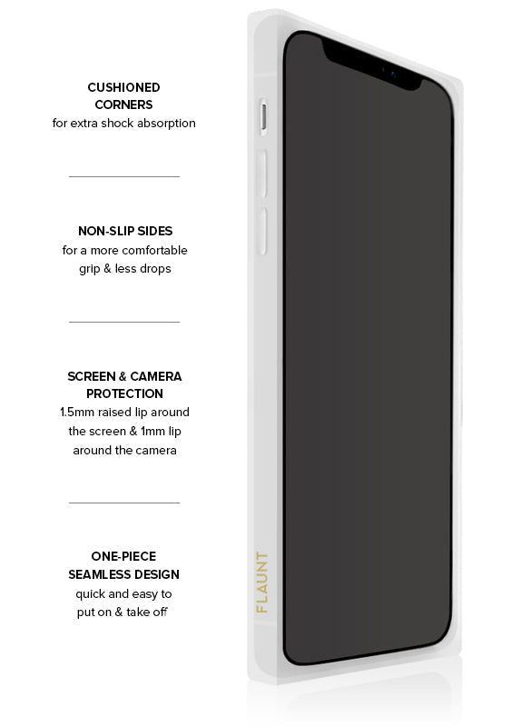 SQUARE? Shell and Gold Flake iPhone Case
