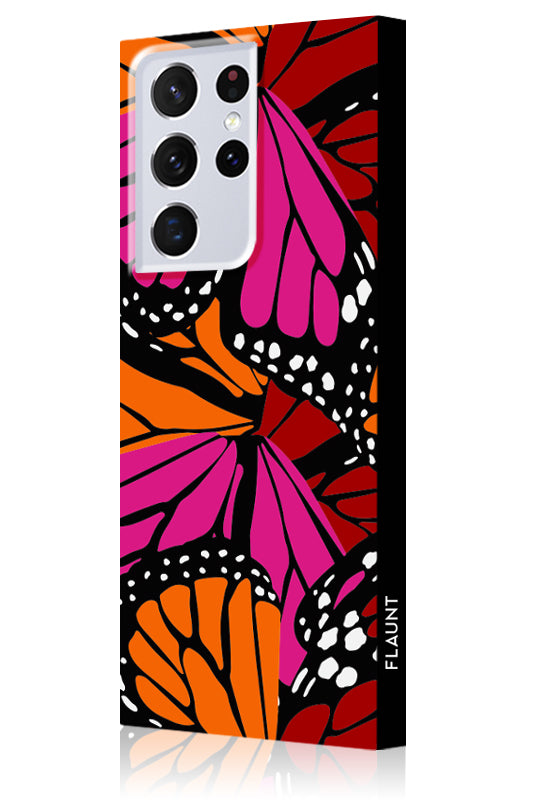 SQUARE? Butterfly Galaxy Case