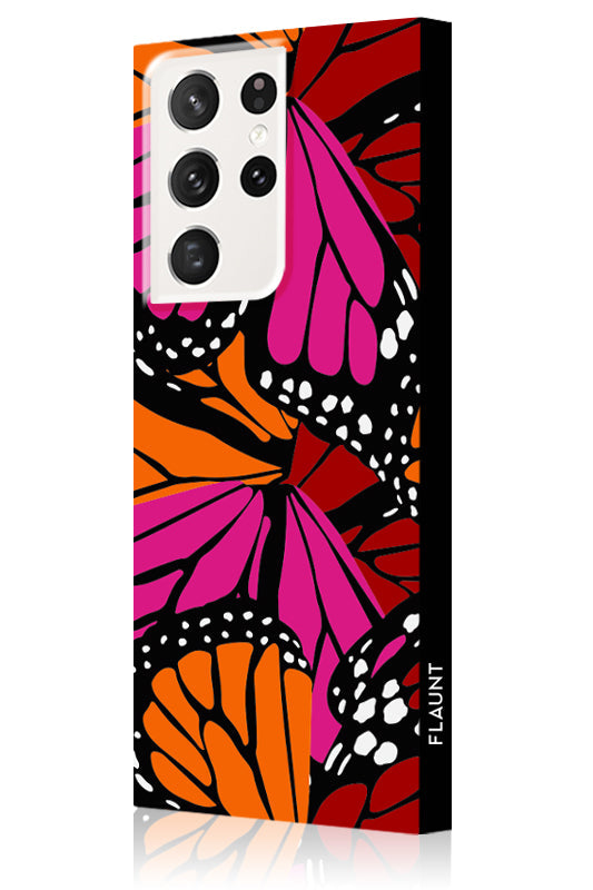 SQUARE? Butterfly Galaxy Case