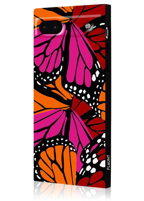 SQUARE? Butterfly Pixel Case