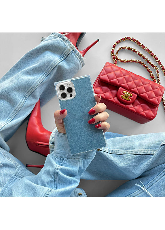 SQUARE? Denim iPhone Case