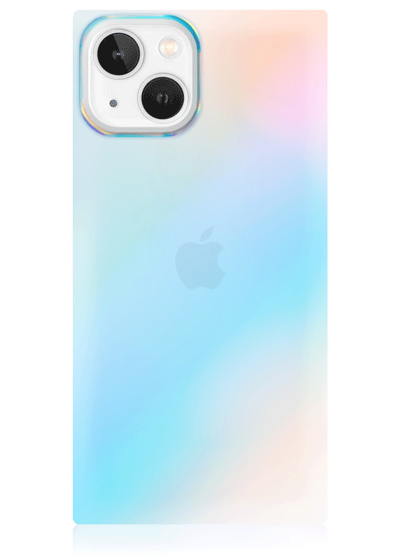 SQUARE? Iridescent Satin iPhone Case