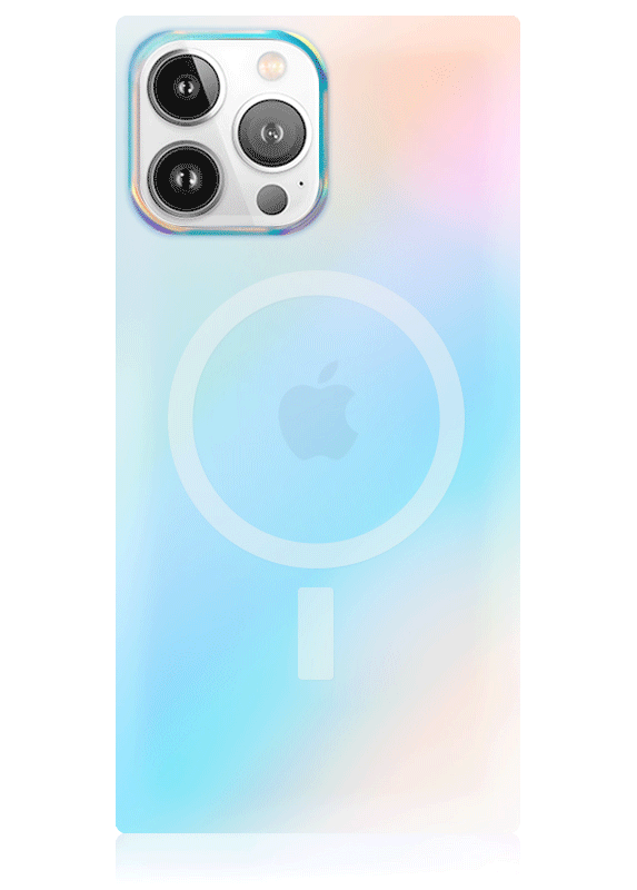 SQUARE? Iridescent Satin iPhone Case