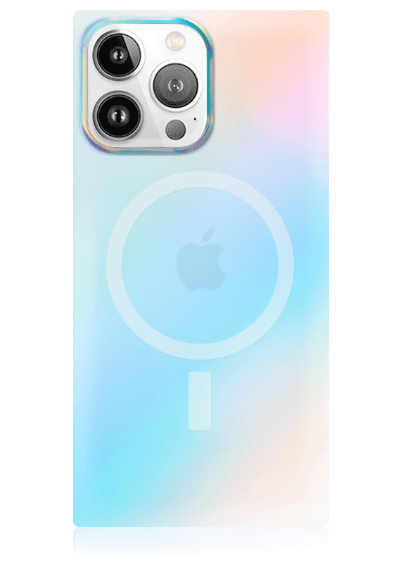 SQUARE? Iridescent Satin iPhone Case