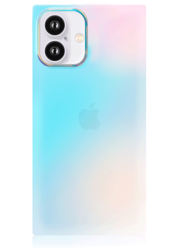 SQUARE? Iridescent Satin iPhone Case