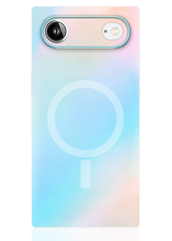 SQUARE? Iridescent Satin iPhone Case