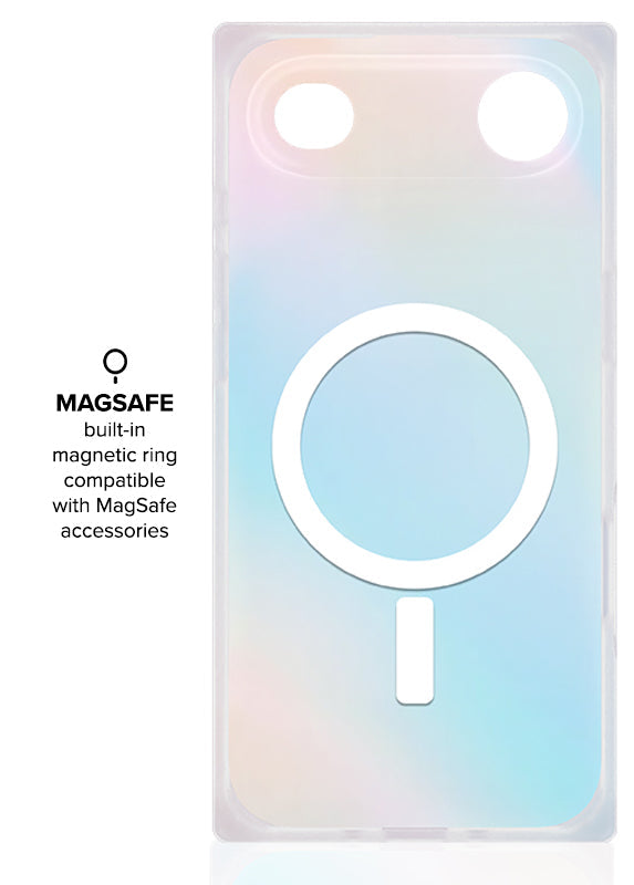 SQUARE? Iridescent Satin iPhone Case