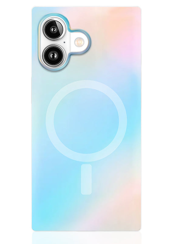 SQUARE? Iridescent Satin iPhone Case