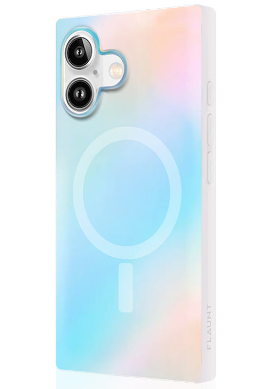 SQUARE? Iridescent Satin iPhone Case