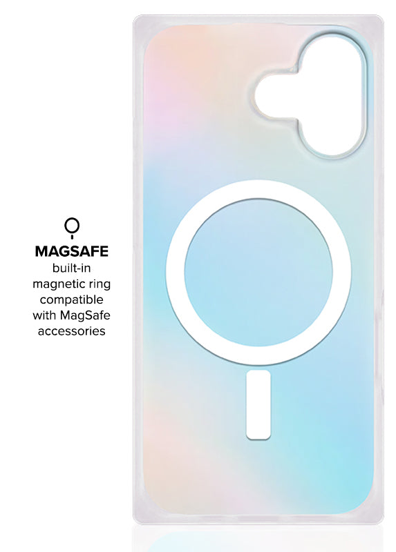 SQUARE? Iridescent Satin iPhone Case