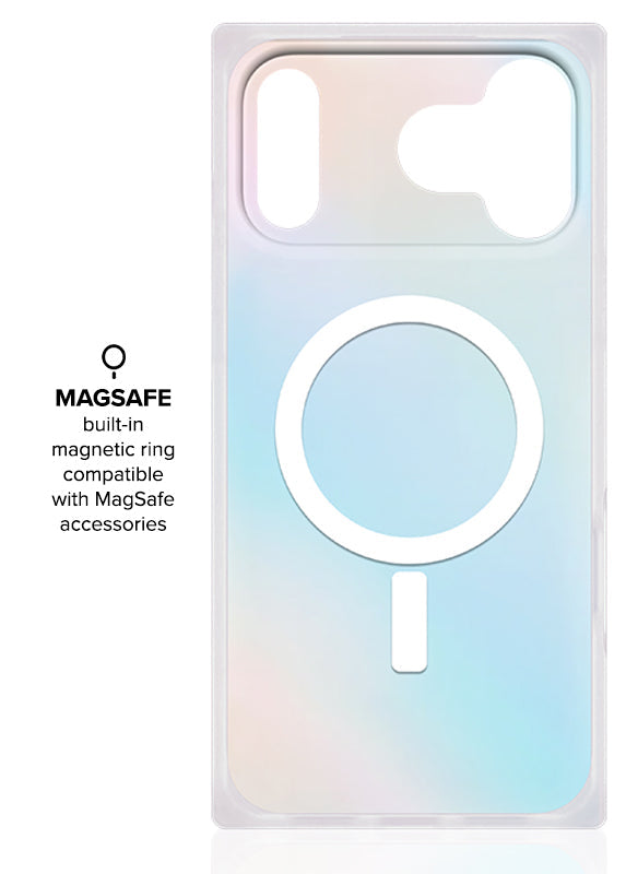 SQUARE? Iridescent Satin iPhone Case