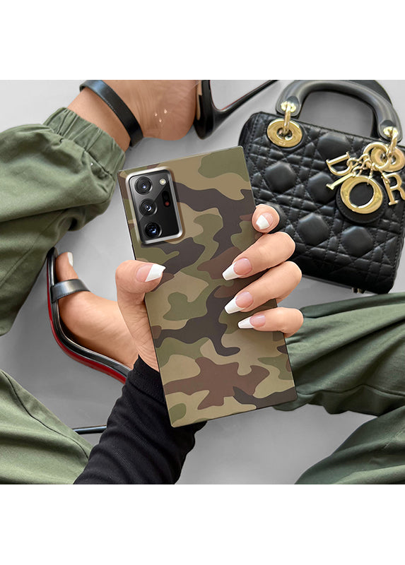 SQUARE? Matte Camo Galaxy Case