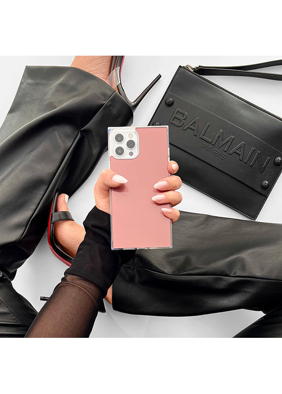 SQUARE? Metallic Rose Mirror iPhone Case