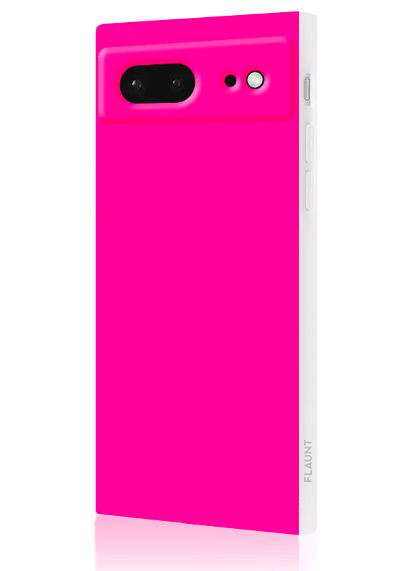 SQUARE? Neon Pink Pixel Case
