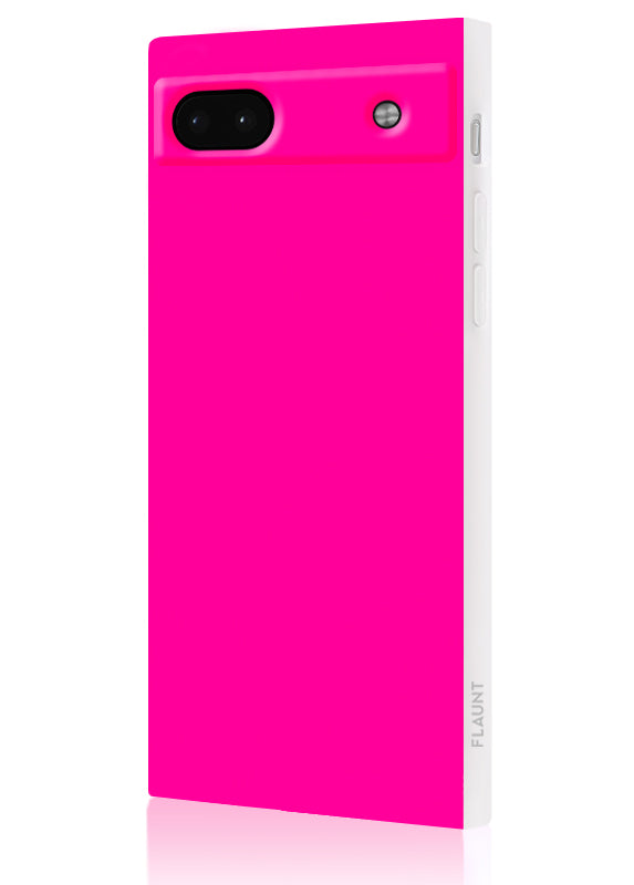 SQUARE? Neon Pink Pixel Case