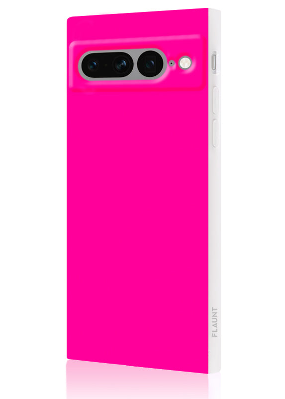 SQUARE? Neon Pink Pixel Case