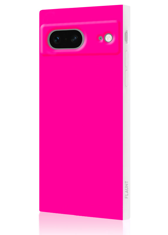 SQUARE? Neon Pink Pixel Case