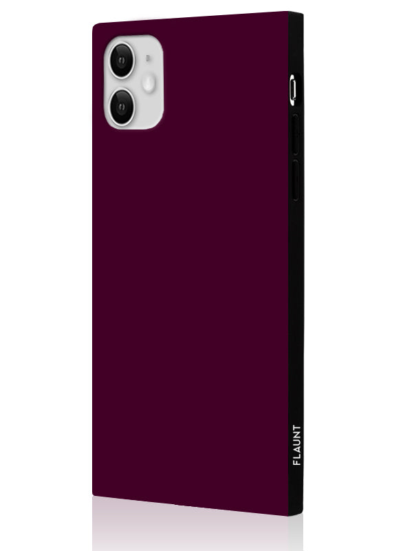 SQUARE? Burgundy iPhone Case