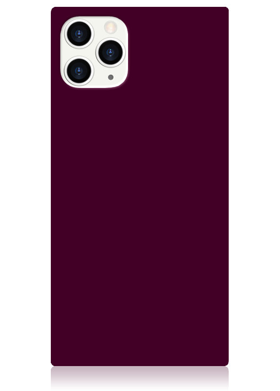 SQUARE? Burgundy iPhone Case