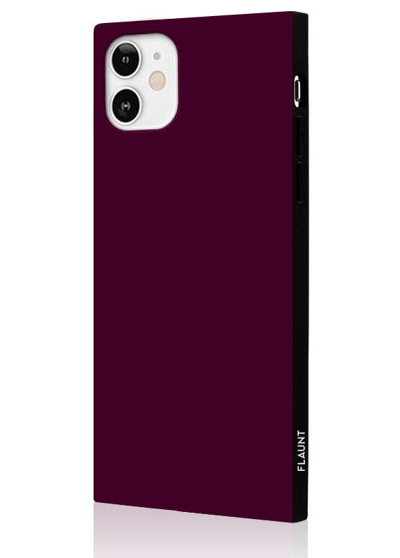 SQUARE? Burgundy iPhone Case