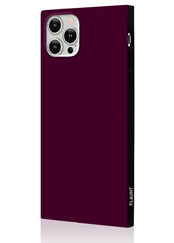SQUARE? Burgundy iPhone Case