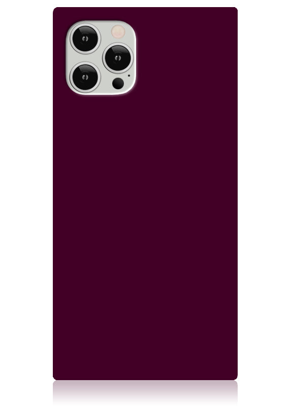 SQUARE? Burgundy iPhone Case