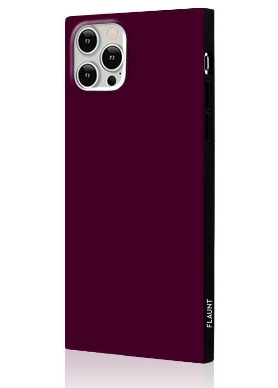 SQUARE? Burgundy iPhone Case