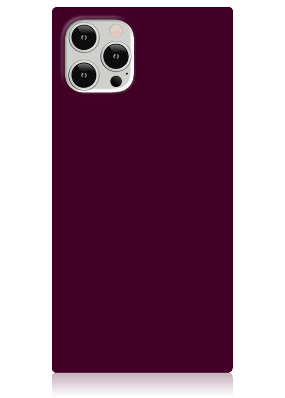 SQUARE? Burgundy iPhone Case
