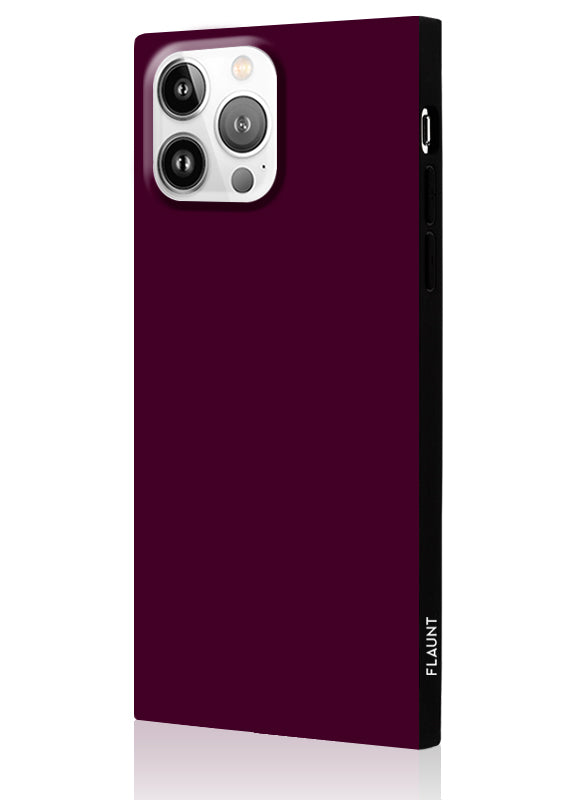 SQUARE? Burgundy iPhone Case