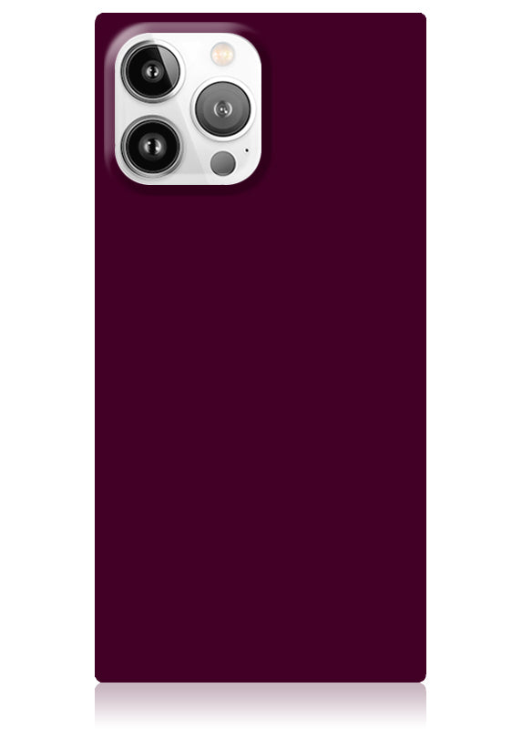 SQUARE? Burgundy iPhone Case