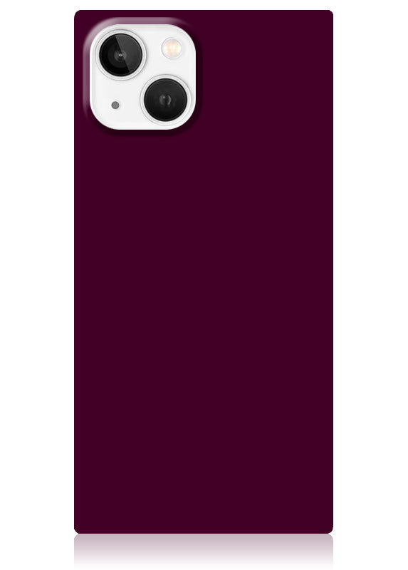 SQUARE? Burgundy iPhone Case