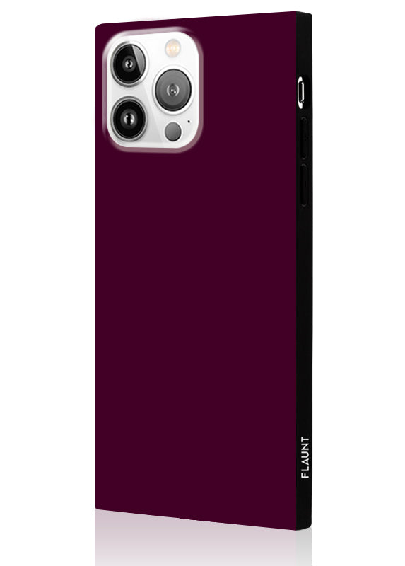 SQUARE? Burgundy iPhone Case