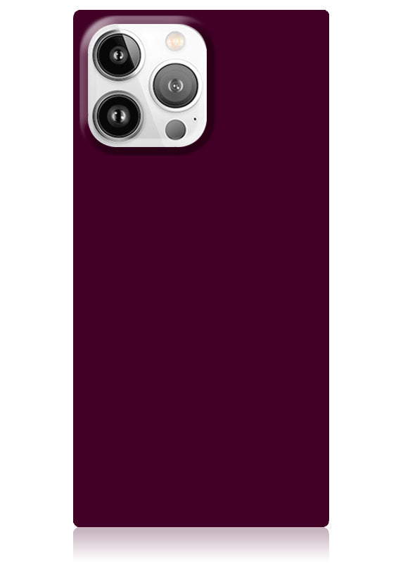 SQUARE? Burgundy iPhone Case