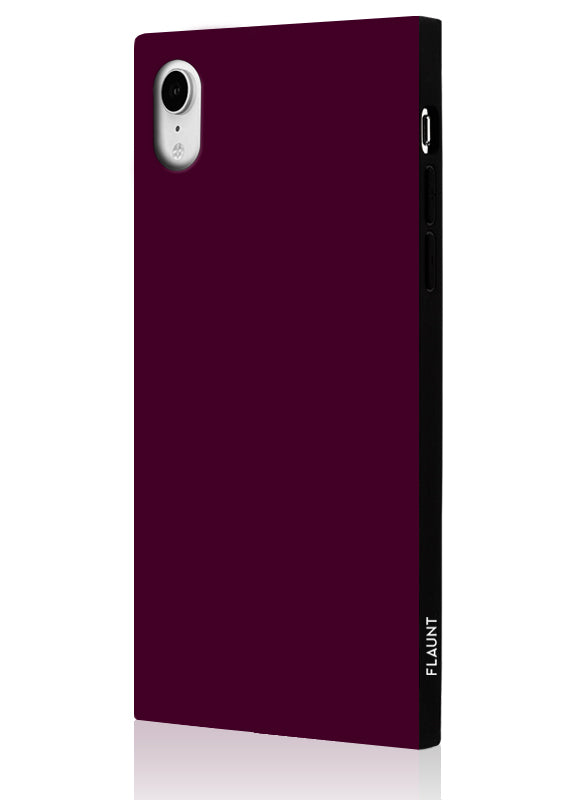 SQUARE? Burgundy iPhone Case