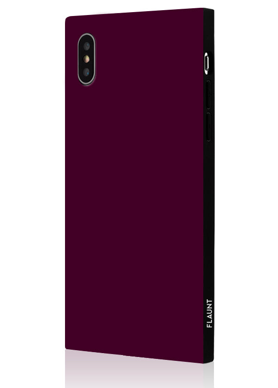 SQUARE? Burgundy iPhone Case
