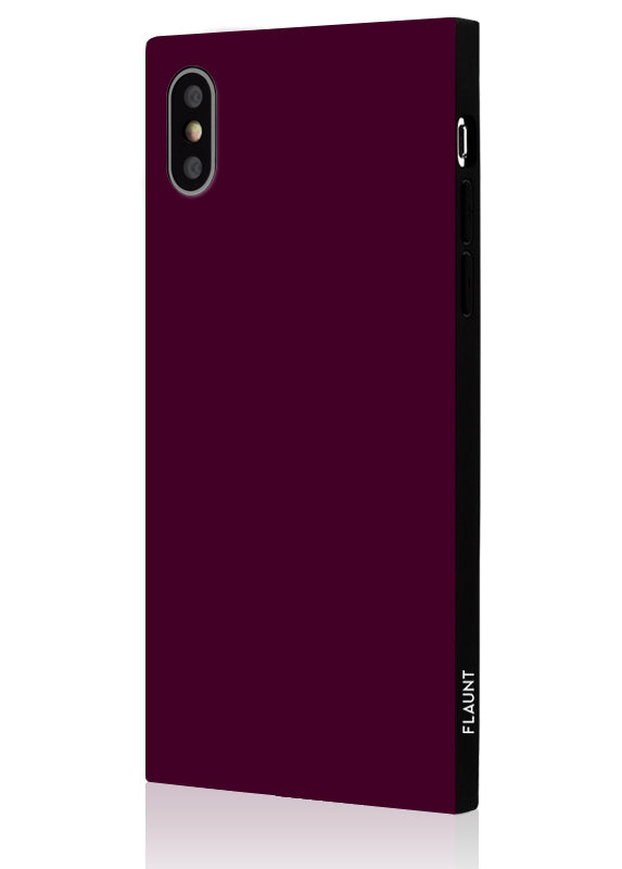SQUARE? Burgundy iPhone Case