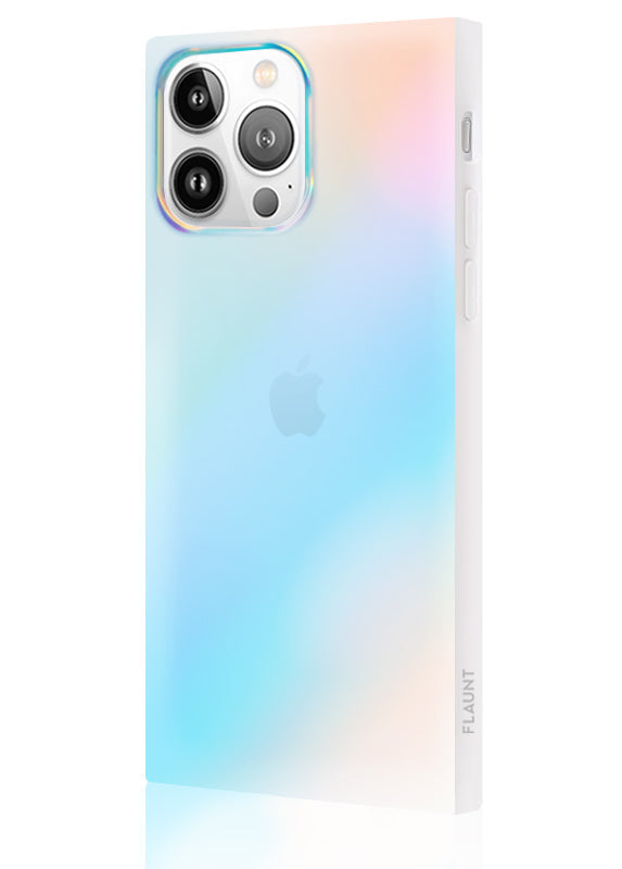 SQUARE? Iridescent Satin iPhone Case