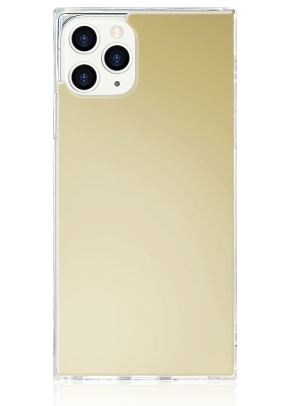 SQUARE? Metallic Gold Mirror iPhone Case