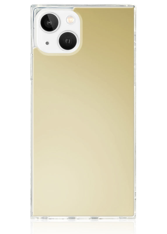 SQUARE? Metallic Gold Mirror iPhone Case