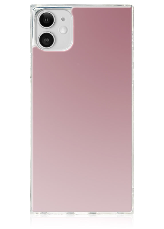 SQUARE? Metallic Rose Mirror iPhone Case