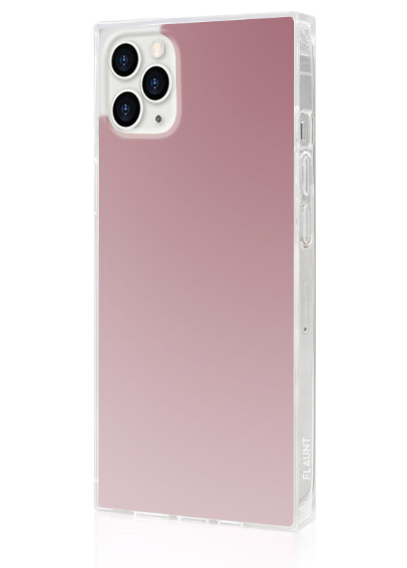 SQUARE? Metallic Rose Mirror iPhone Case