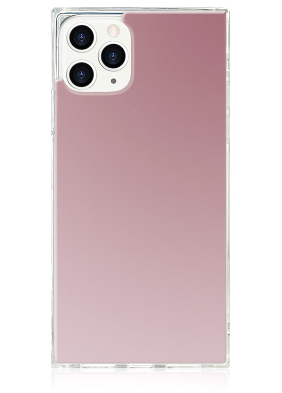 SQUARE? Metallic Rose Mirror iPhone Case