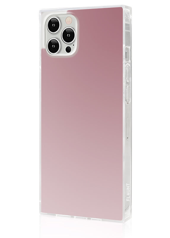 SQUARE? Metallic Rose Mirror iPhone Case