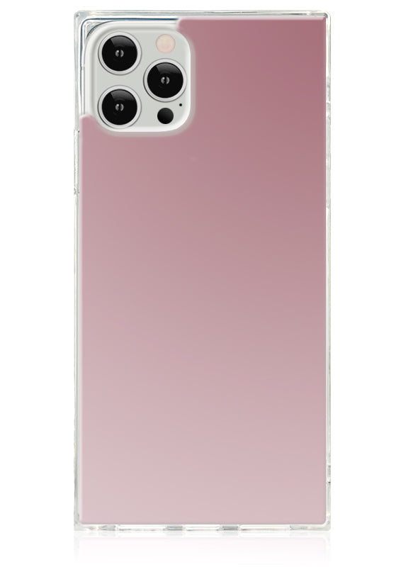 SQUARE? Metallic Rose Mirror iPhone Case